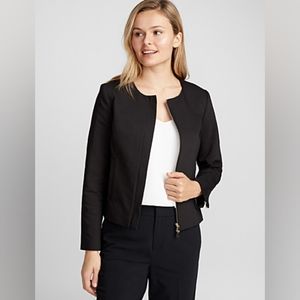 CONTEMPORAINE by SIMONS Black Structured Zip Jacket
